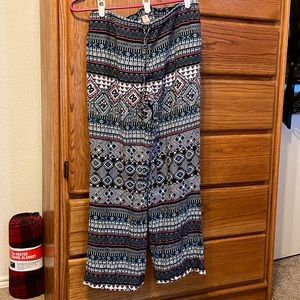 Palazzo pants- multi colored
